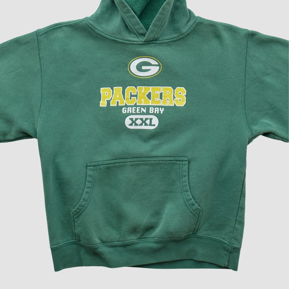 Fanatics Green Bay Packers NFL 2000s Hooded Sweatshirt Green Vintage