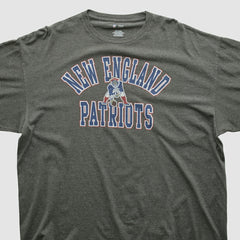 Fanatics New England Patriots NFL 2010s Long Sleeve T-shirt Dark Heather Gray Vintage