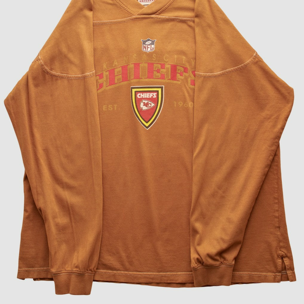 Fanatics Kansas City Chiefs NFL 2000s Pullover Sweatshirt Brown Vintage