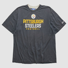 Fanatics Pittsburgh Steelers Reebok 2000s T-shirt Charcoal Vintage