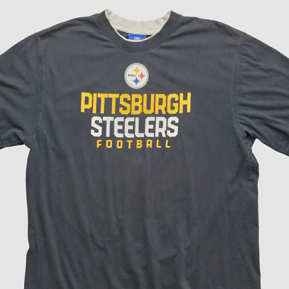 Fanatics Pittsburgh Steelers Reebok 2000s T-shirt Charcoal Vintage