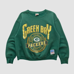 Fanatics Green Bay Packers Nutmeg Mills 90s Sweatshirt Green Vintage