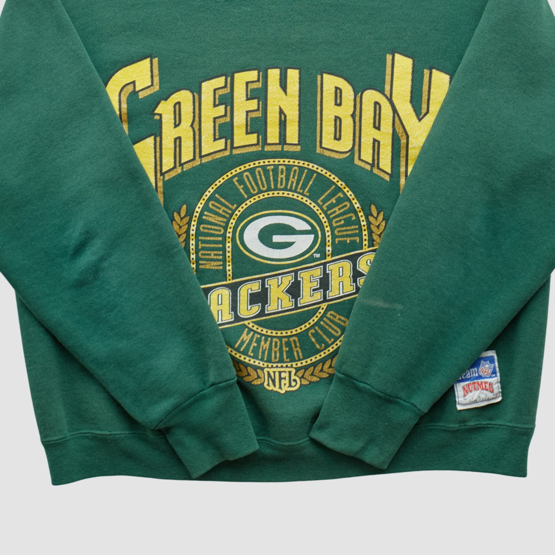 Fanatics Green Bay Packers Nutmeg Mills 90s Sweatshirt Green Vintage