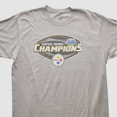 Fanatics Pittsburgh Steelers Reebok 2009 T-shirt Heather Gray Vintage