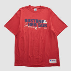 Boston Red Sox Majestic 2007 T-shirt - Red - 2XVintage - Fanatics Discount