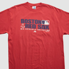 Boston Red Sox Majestic 2007 T-shirt - Red - 2XVintage - Fanatics Discount