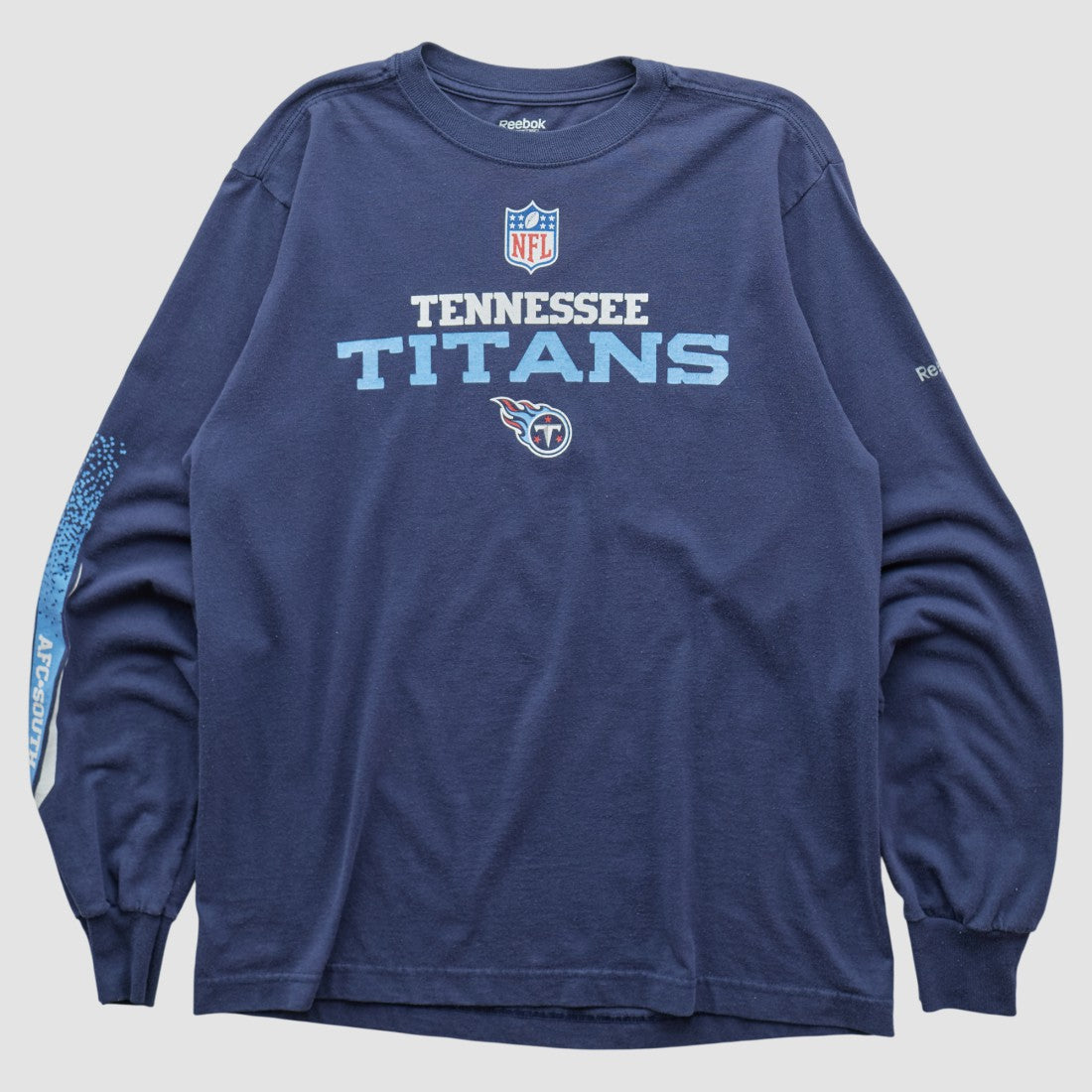 Fanatics Tennessee Titans Reebok 2000s Long Sleeve T-shirt Navy Vintage