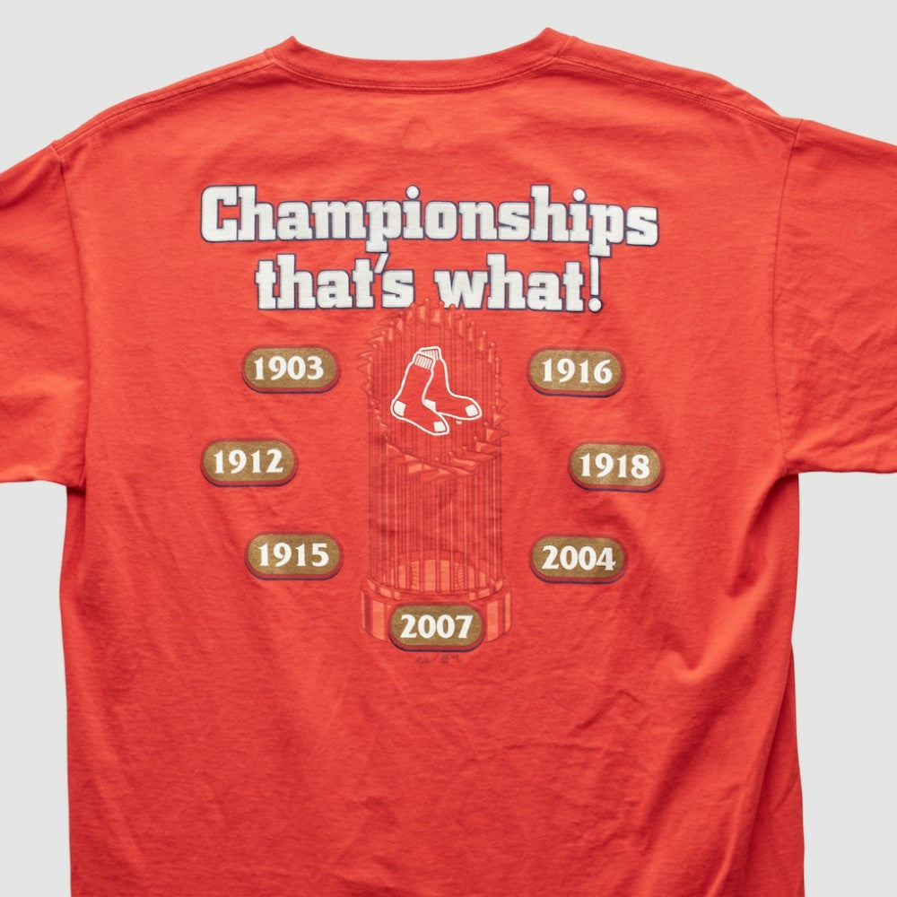 Boston Red Sox Majestic 2007 T-shirt - Red - Vintage - Fanatics Discount
