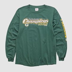 Fanatics Green Bay Packers NFL 2000s Long Sleeve T-shirt Green Vintage