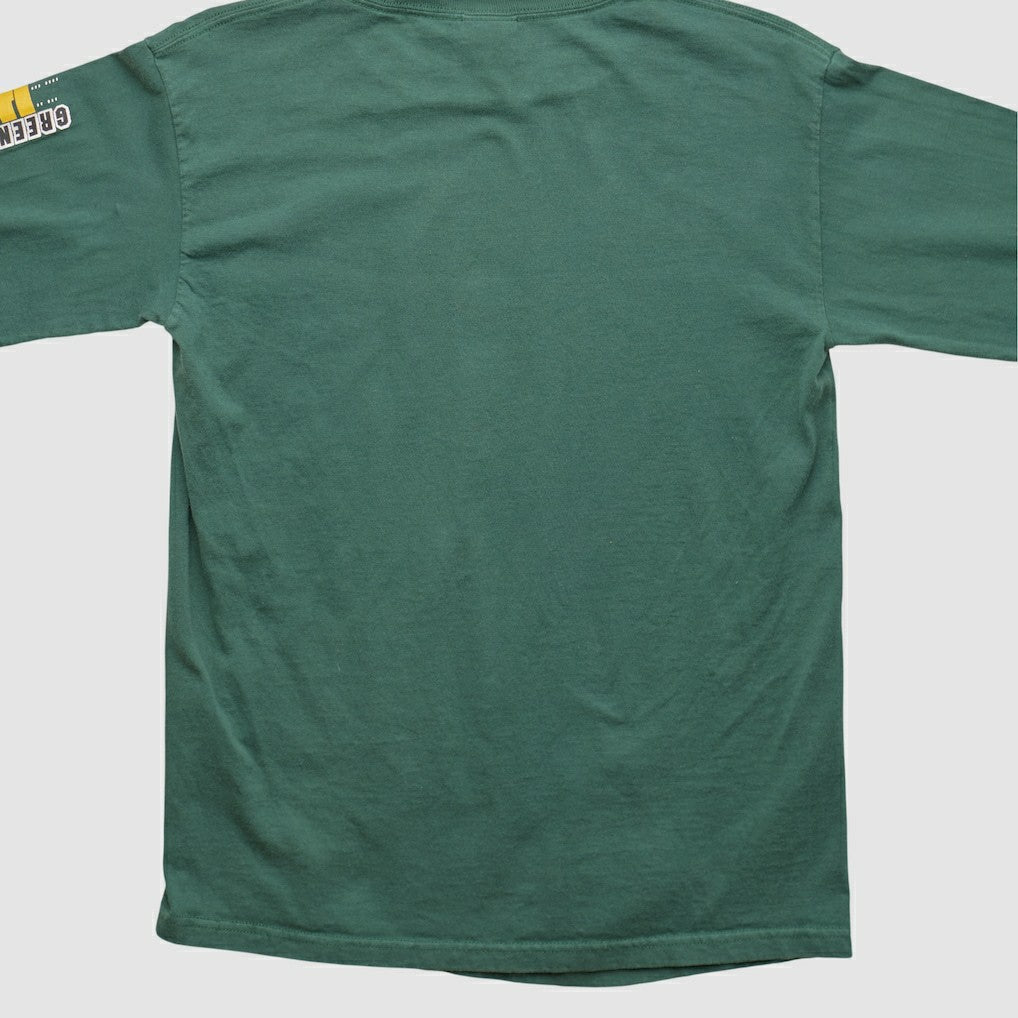 Fanatics Green Bay Packers NFL 2000s Long Sleeve T-shirt Green Vintage