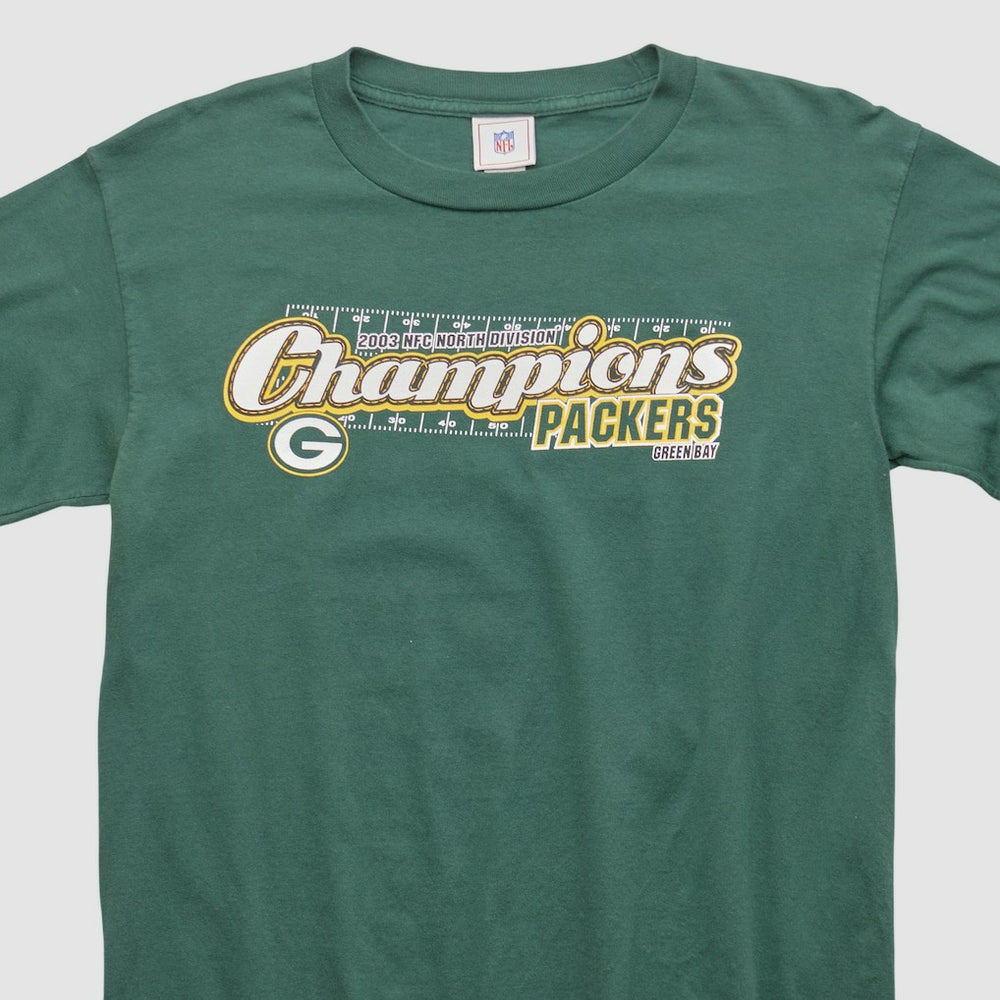 Fanatics Green Bay Packers NFL 2000s Long Sleeve T-shirt Green Vintage