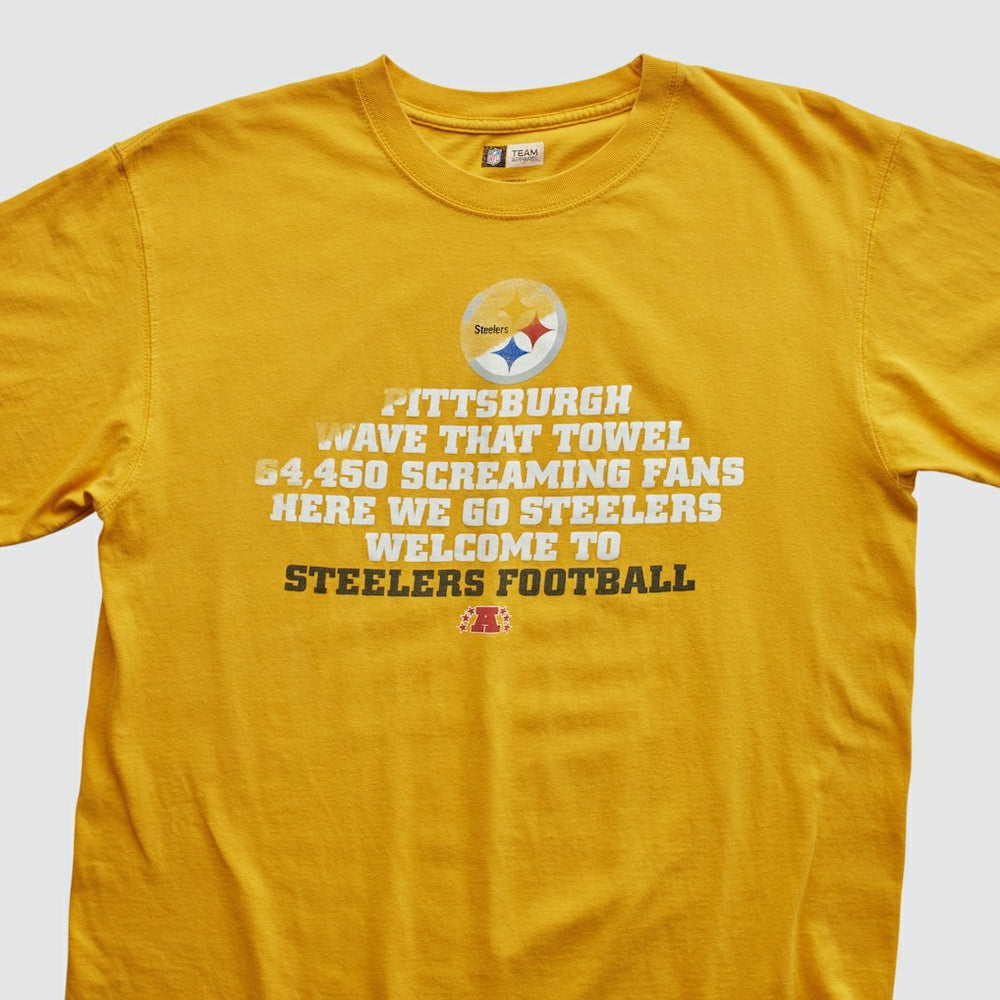 Fanatics Pittsburgh Steelers NFL 2010s T-shirt Yellow Vintage