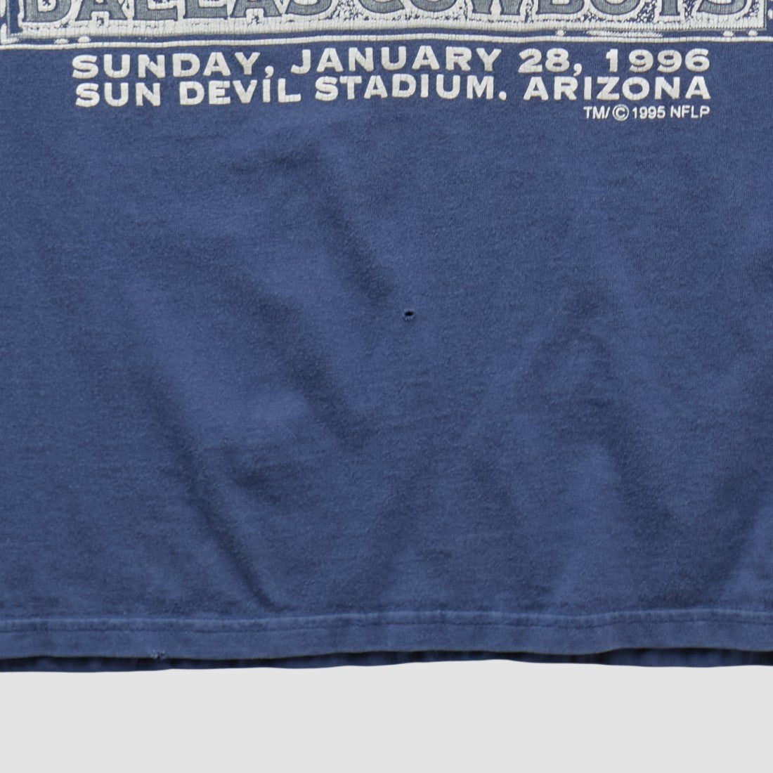 Fanatics Dallas Cowboys Hanes 1996 T-shirt Navy Vintage