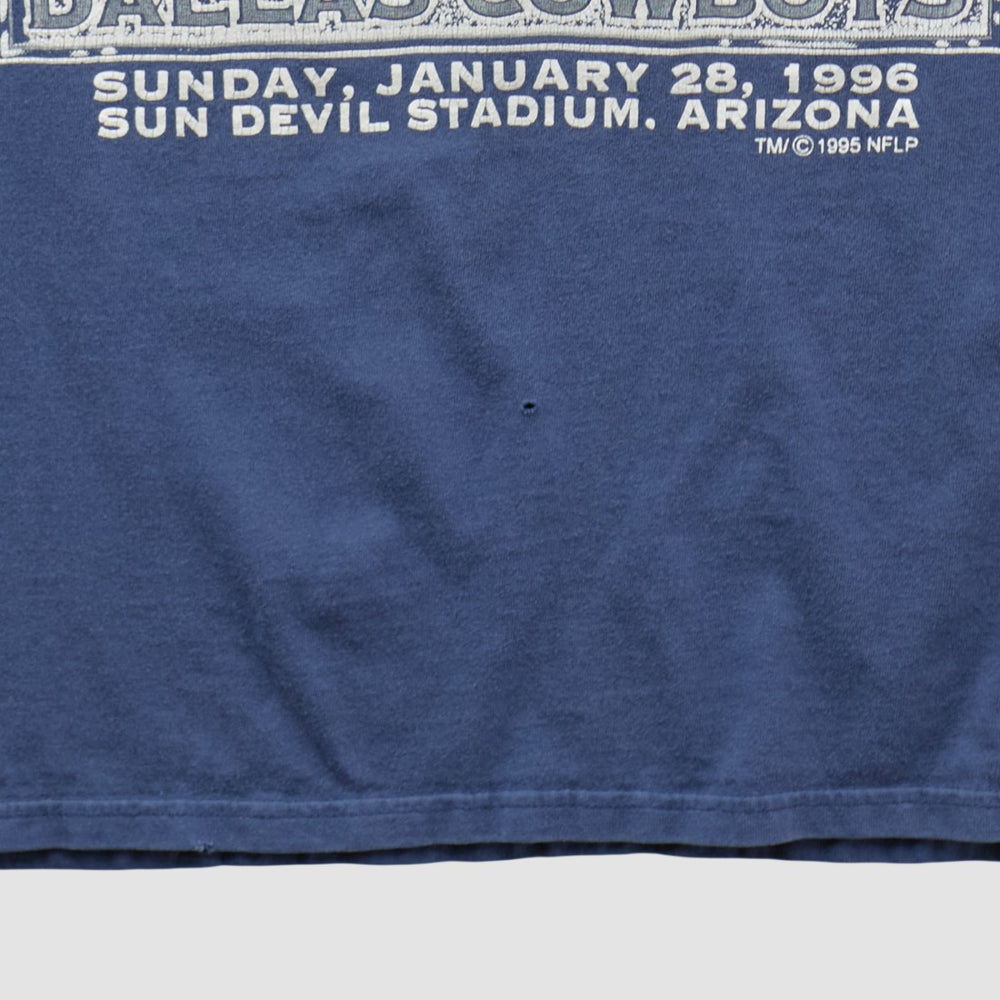 Fanatics Dallas Cowboys Hanes 1996 T-shirt Navy Vintage
