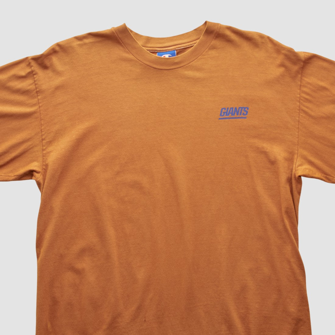 Fanatics New York Giants Champion 2000s Long Sleeve T-shirt Orange Vintage