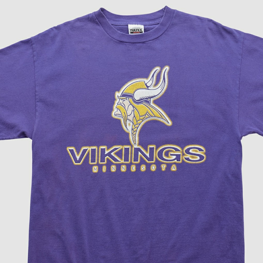 Fanatics Minnesota Vikings Tultex 90s T-shirt Purple Vintage