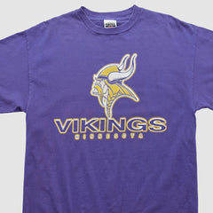 Fanatics Minnesota Vikings Tultex 90s T-shirt Purple Vintage