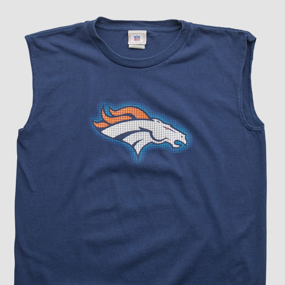 Fanatics Denver Broncos NFL 2000s Tank Navy Vintage