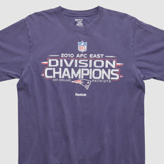 Fanatics New England Patriots Reebok 2010 T-shirt Purple Vintage
