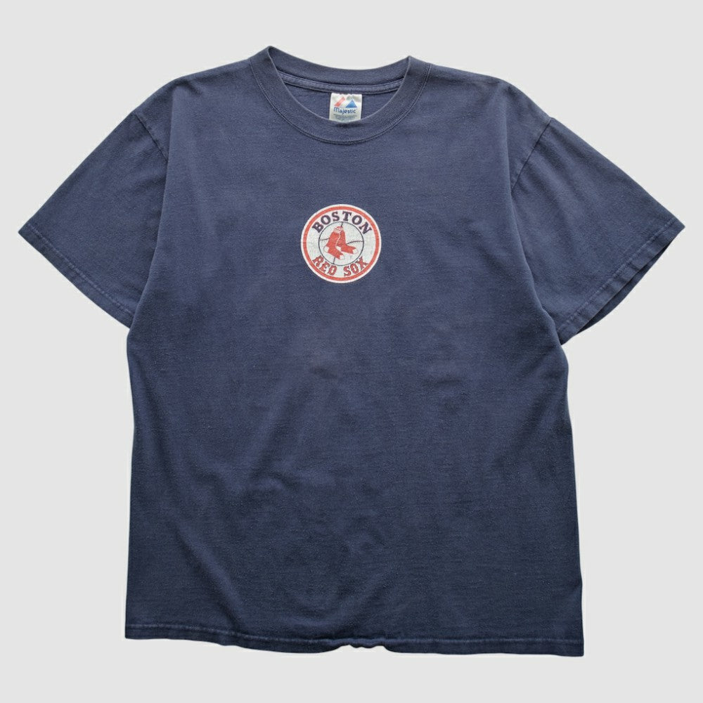 Boston Red Sox Majestic 2000s T-shirt - Navy - Vintage - Fanatics Lifestyle