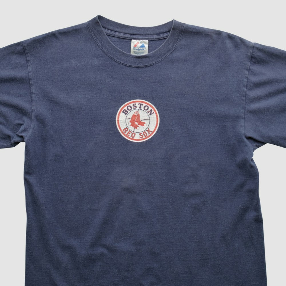 Boston Red Sox Majestic 2000s T-shirt - Navy - Vintage - Fanatics Lifestyle