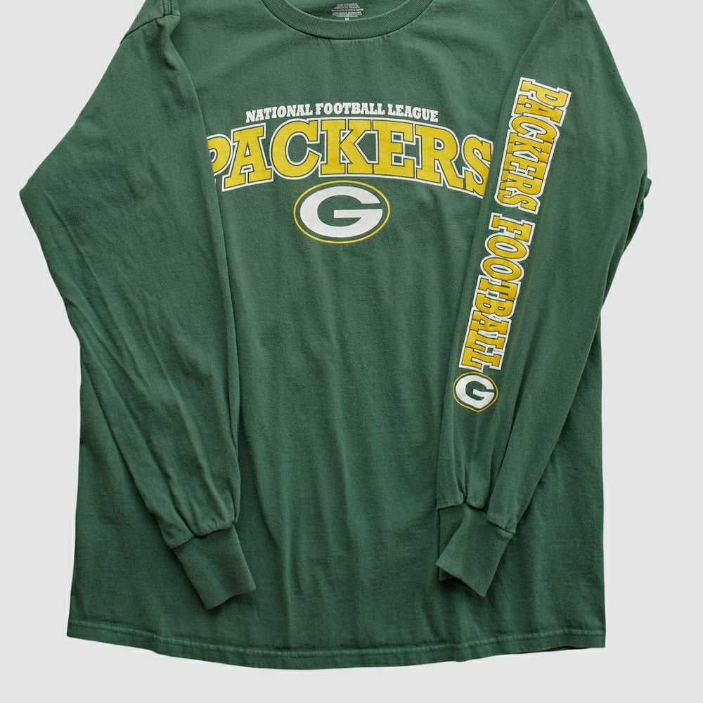 Fanatics Green Bay Packers NFL 2010 Long Sleeve T-shirt Green Vintage