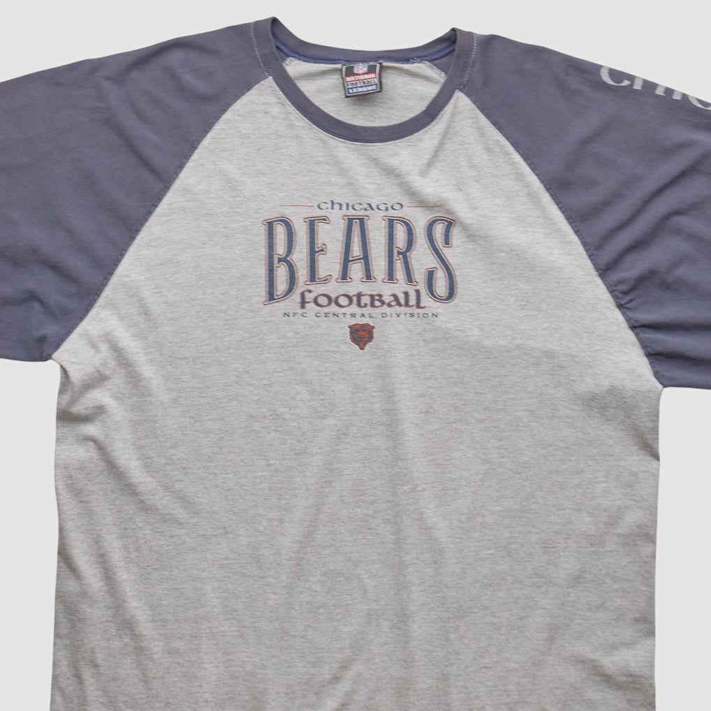 Fanatics Chicago Bears NFL 2000s Long Sleeve T-shirt Heather Gray Vintage