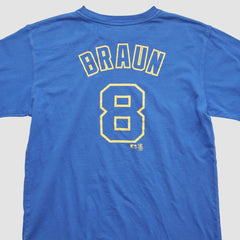 Milwaukee Brewers Majestic 2000s T-shirt - Blue - Vintage - Fanatics Sale
