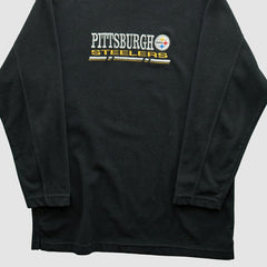 Fanatics Pittsburgh Steelers NFL 2000s Pullover Sweatshirt Black Vintage