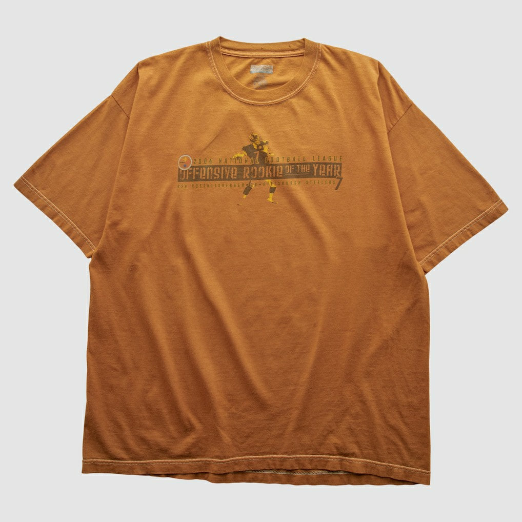 Fanatics Pittsburgh Steelers Reebok 2004 T-shirt Orange Vintage