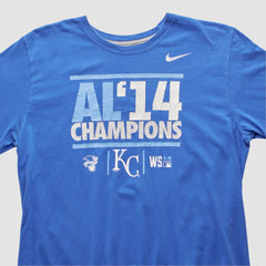 Kansas City Royals Nike 2014 T-shirt - Blue - Vintage - Nike on Sale