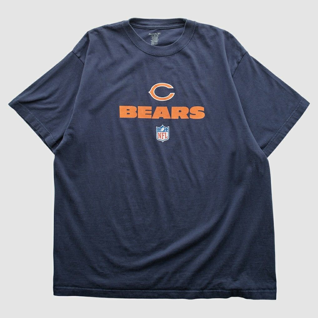 Fanatics Chicago Bears Reebok 2000s T-shirt Navy Vintage