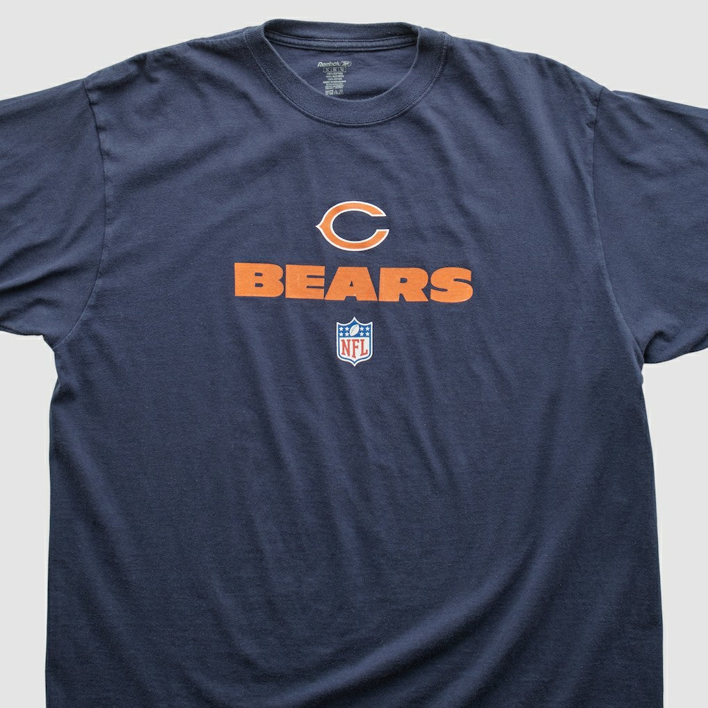 Fanatics Chicago Bears Reebok 2000s T-shirt Navy Vintage