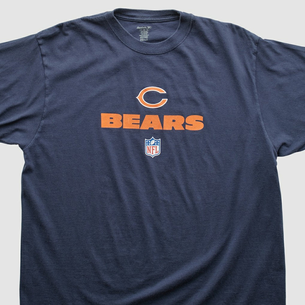 Fanatics Chicago Bears Reebok 2000s T-shirt Navy Vintage