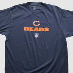 Fanatics Chicago Bears Reebok 2000s T-shirt Navy Vintage
