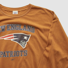 Fanatics New England Patriots NFL 2000s Long Sleeve T-shirt Brown Vintage