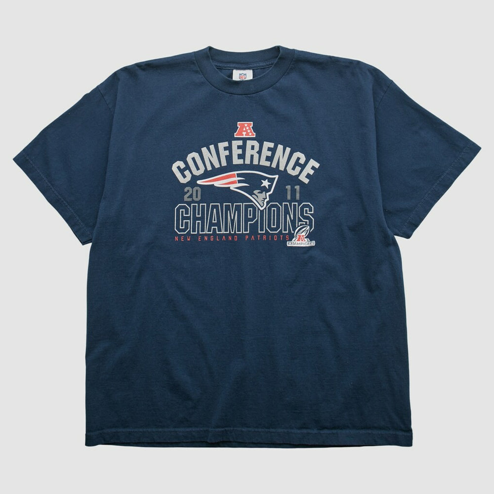Fanatics New England Patriots NFL 2011 T-shirt Navy Vintage