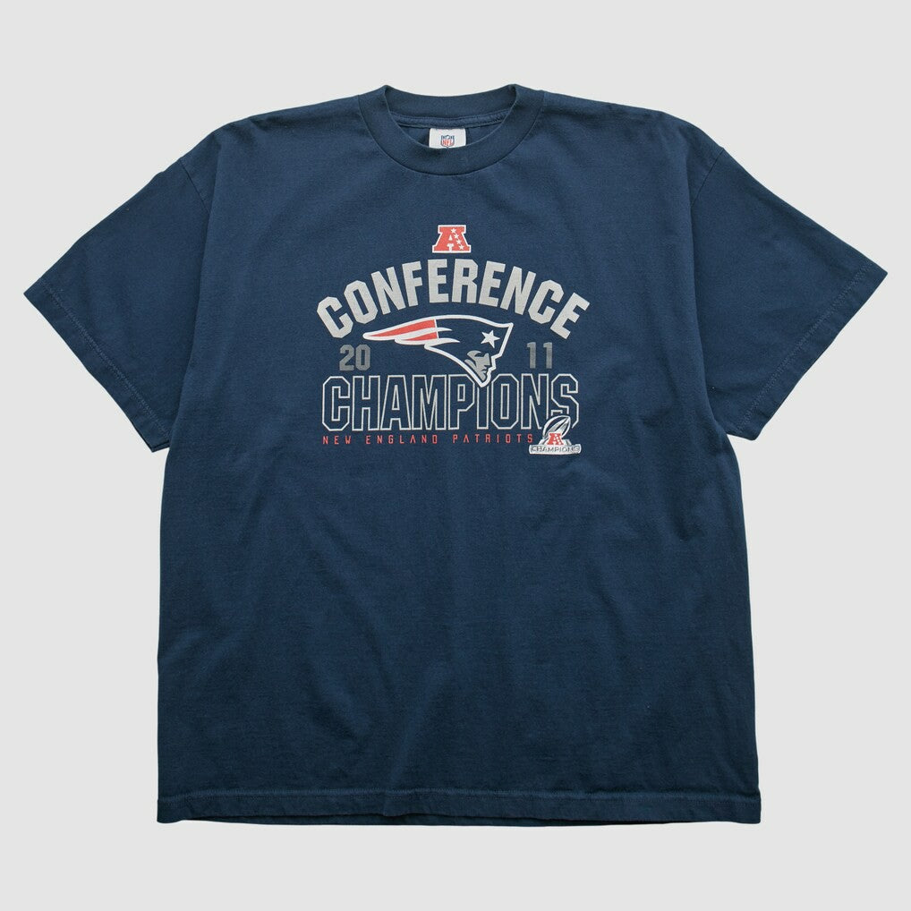 Fanatics New England Patriots NFL 2011 T-shirt Navy Vintage