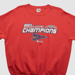 St. Louis Cardinals Lee Apparel 2004 Pullover Sweatshirt - Red - XVintage - Fanatics on Sale