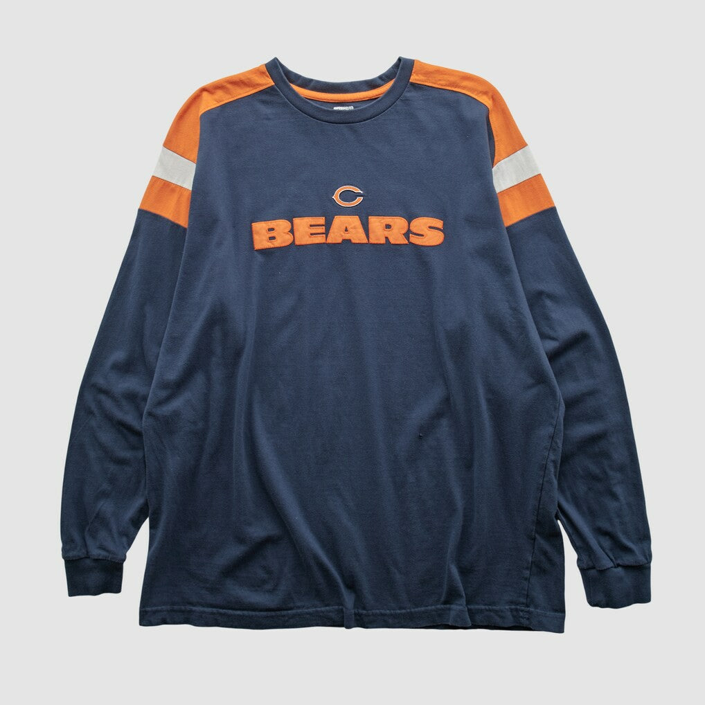 Fanatics Chicago Bears NFL 2000s Long Sleeve T-shirt Navy Vintage