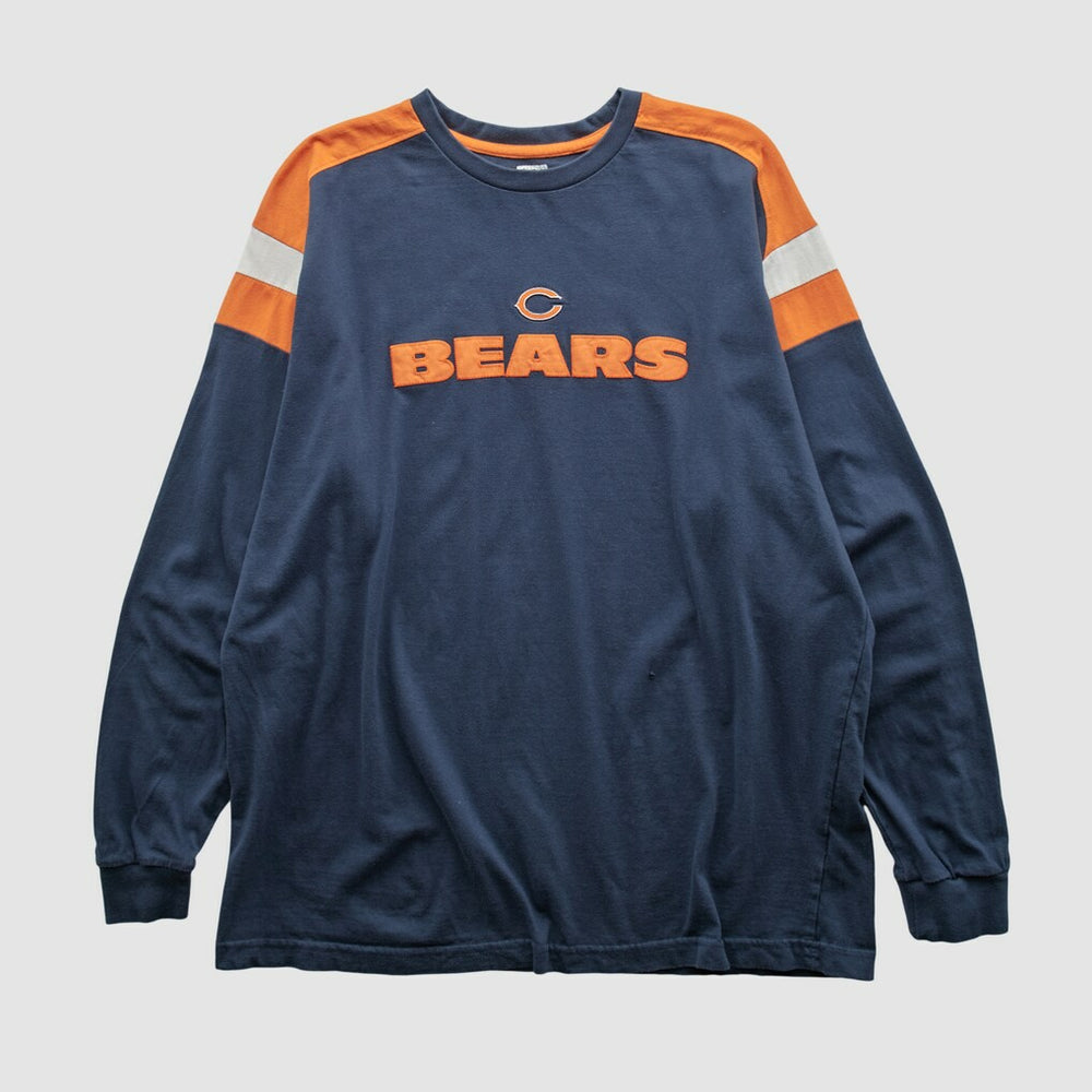 Fanatics Chicago Bears NFL 2000s Long Sleeve T-shirt Navy Vintage