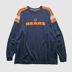 Fanatics Chicago Bears NFL 2000s Long Sleeve T-shirt Navy Vintage