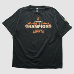 San Francisco Giants Genuine Merchandise 2010 T-shirt - Black - 2XVintage - Fanatics Sale