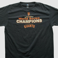 San Francisco Giants Genuine Merchandise 2010 T-shirt - Black - 2XVintage - Fanatics Sale