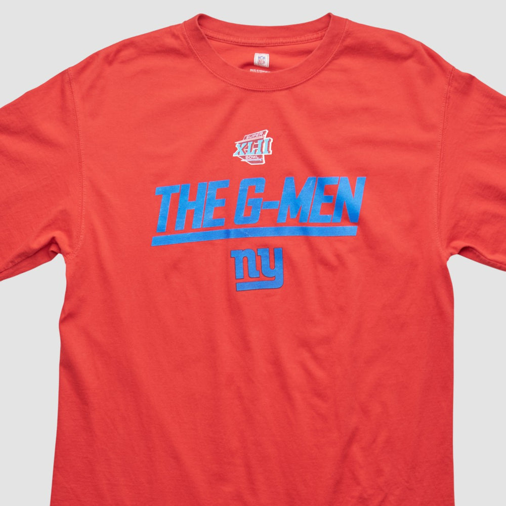 Fanatics New York Giants NFL 2008 T-shirt Red Vintage