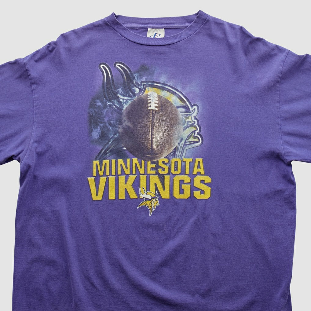 Fanatics Minnesota Vikings Logo Athletic 90s Long Sleeve T-shirt Purple Vintage