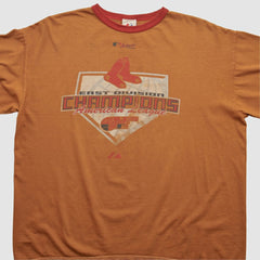 Boston Red Sox Majestic 2005 T-shirt - Orange - 2XVintage - Fanatics on Sale