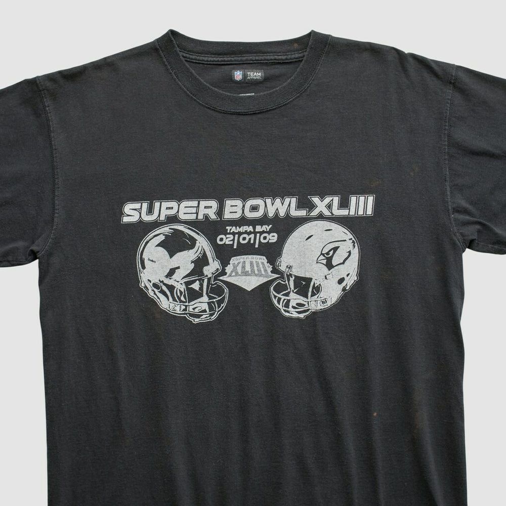 Fanatics Superbowl XLIII NFL 2009 T-shirt Black Vintage