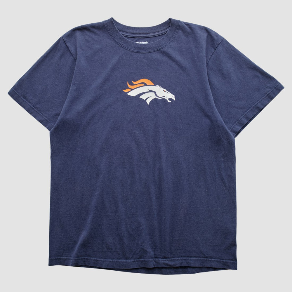 Fanatics Denver Broncos Reebok 2000s T-shirt Navy Vintage
