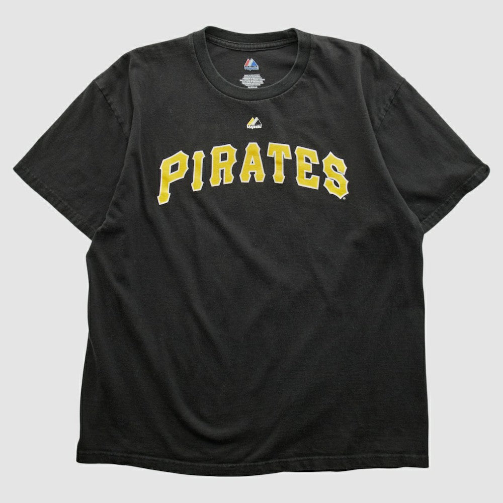 Pittsburgh Pirates Majestic 2000s T-shirt - Black - Vintage - Fanatics Online